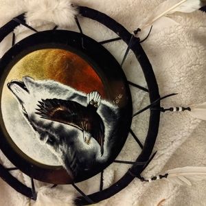 Wolf dream catcher